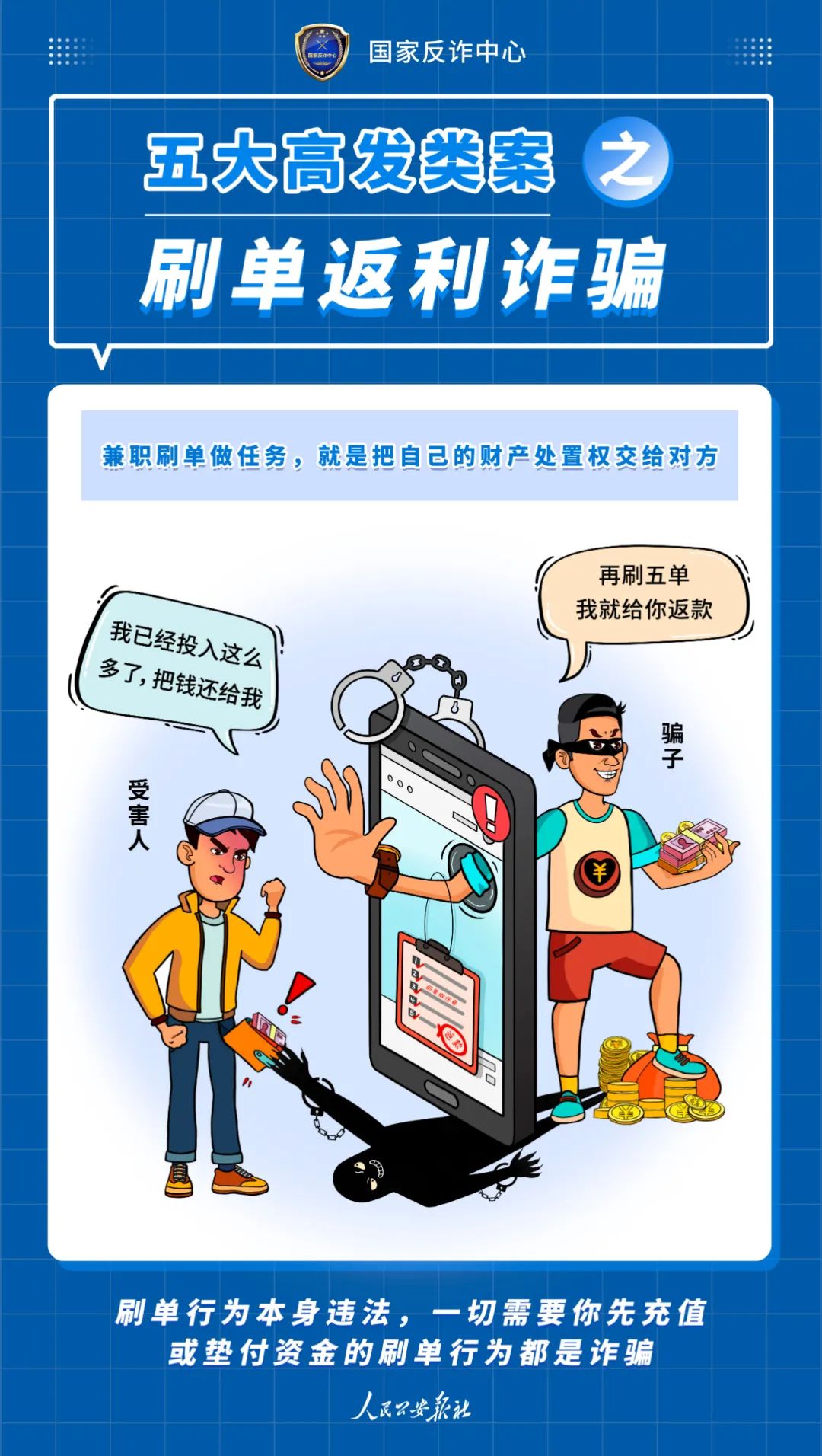 公安部发布五大高发电信诈骗案例_个人如何办理大pos机(图2)